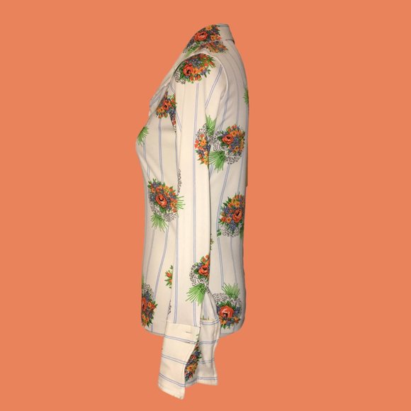 Elite Vintage Floral Top - Size 12 - Picture 2 of 5